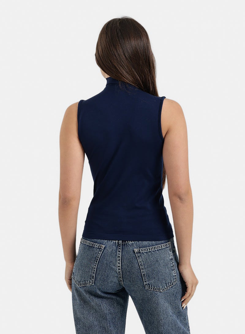 Carina Sleeveless High Neck Top - Image 3